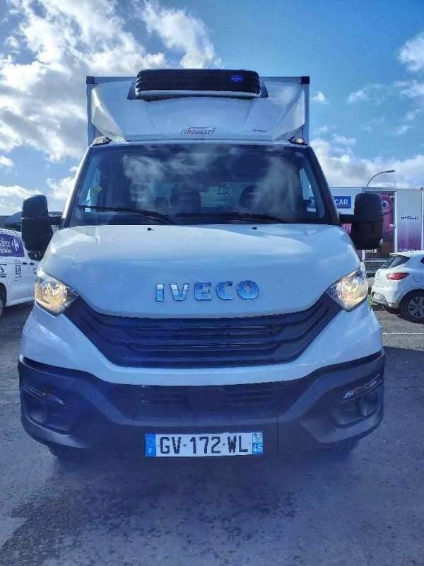 Iveco Daily Chassis Cabine FRIGO 12M3 160 CV ROUES JUMELEES HAYON CAISSE CAZAUX GROUPE THERMOKING V300 MAX 3.5 T