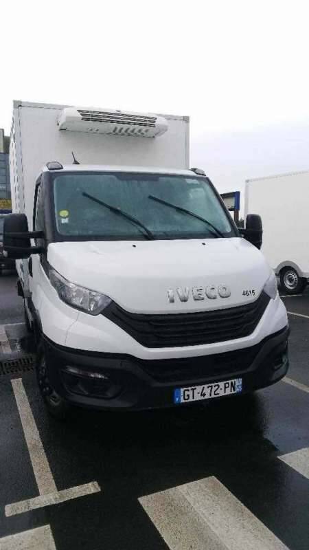 Iveco Daily Chassis Cabine FRIGO 12M3 160 CV ROUES JUMELEES HAYON CAISSE CAZAUX GROUPE THERMOKING V300 MAX 3.5 T