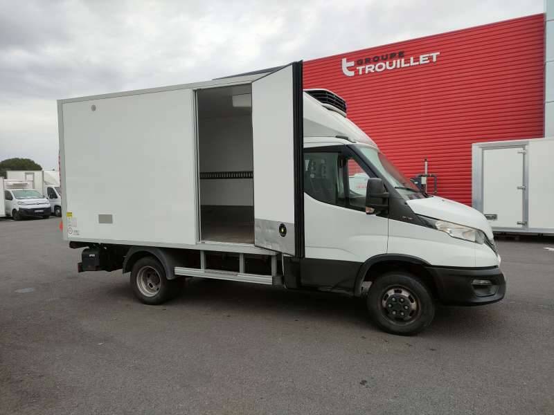Iveco Daily Chassis Cabine FRIGO 12M3 160 CV ROUES JUMELEES HAYON CAISSE CAZAUX GROUPE THERMOKING V300 MAX 3.5 T