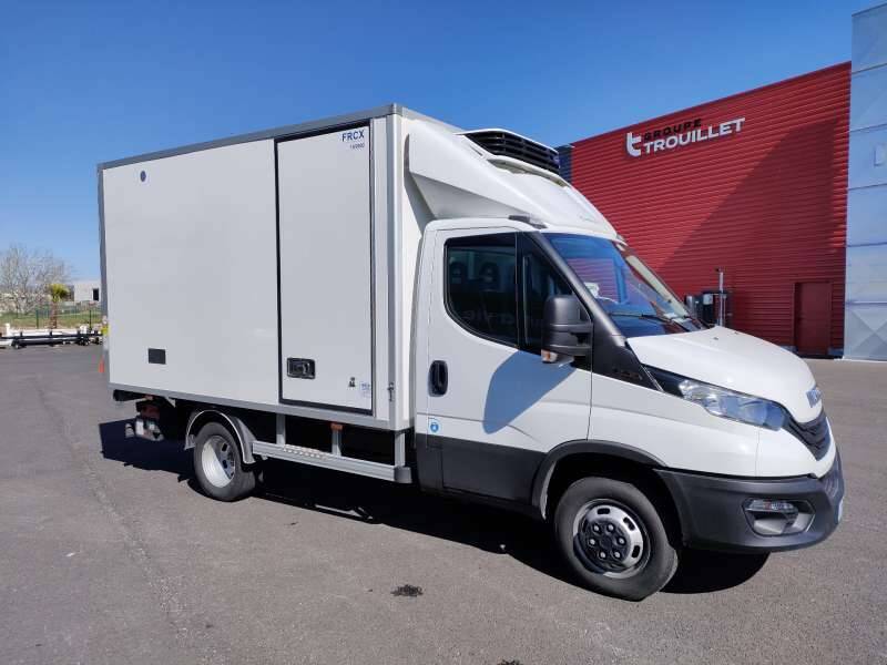 Iveco Daily Chassis Cabine FRIGO 12M3 160 CV ROUES JUMELEES HAYON CAISSE CAZAUX GROUPE THERMOKING V300 MAX 3.5 T