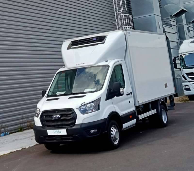 Ford Transit Chassis Cabine FRIGO 12M3 130 CV ROUES JUMELEES HAYON CAISSE CAZAUX GROUPE THERMOKING MONOTEMPERATURE V300 MAX 3,5 T