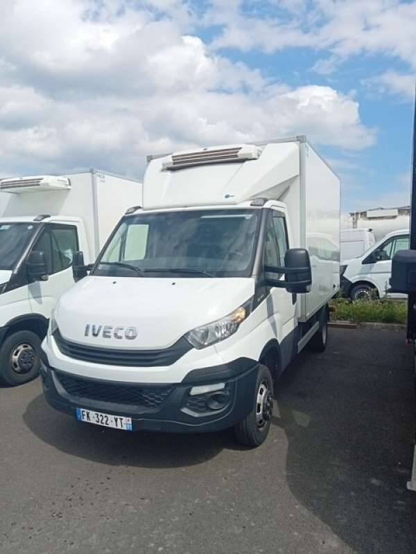 Iveco Daily Chassis Cabine FRIGO 12M3 140 CV RJ HAYON CAISSE CAZAUX GROUPE THERMOKING V300 MAX 3,5 T