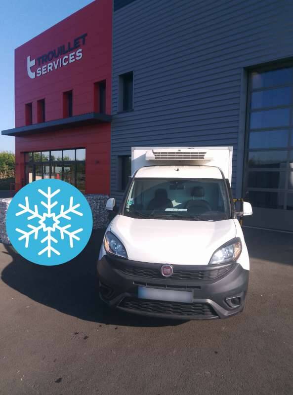 Fiat Doblo Plancher Cabine FRIGO 5M3 105 CV CAISSE CAZAUX GROUPE THERMOKING V200 MAX 2,5 T