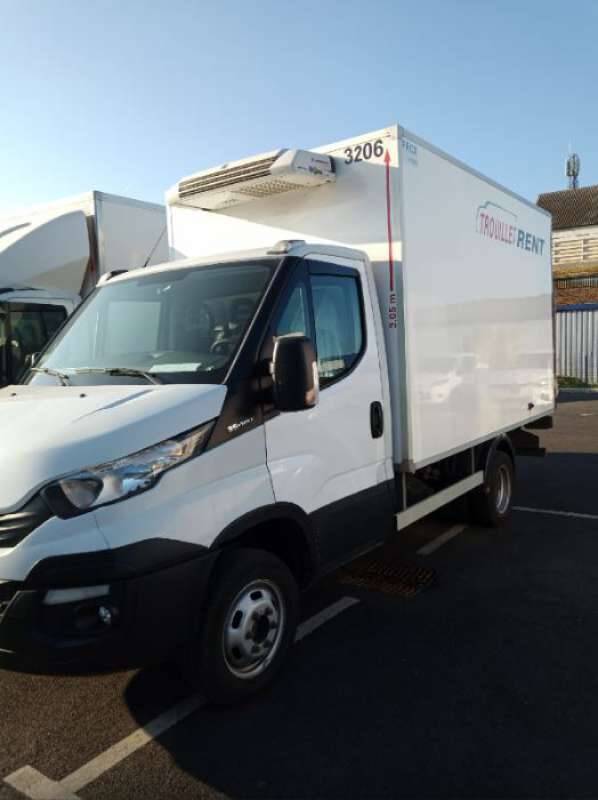 Iveco Daily Chassis Cabine FRIGO 12M3 140 CV RJ HAYON CAISSE CAZAUX GROUPE THERMOKING V300 MAX 3,5 T
