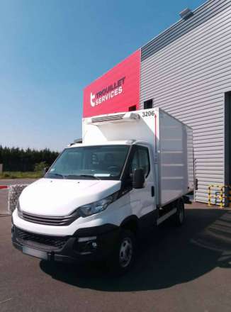 Iveco Daily Chassis Cabine FRIGO 12M3 140 CV RJ HAYON CAISSE CAZAUX GROUPE THERMOKING V300 MAX 3,5 T