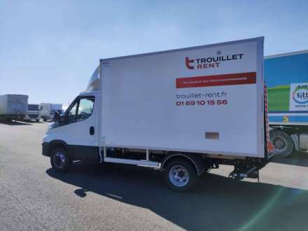 Iveco Daily Chassis Cabine FRIGO 12M3 160 CV ROUES JUMELEES HAYON CAISSE CAZAUX GROUPE THERMOKING V300 MAX 3.5 T