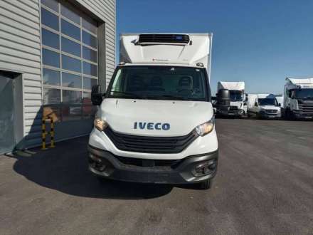 Iveco Daily Chassis Cabine FRIGO 12M3 160 CV ROUES JUMELEES HAYON CAISSE CAZAUX GROUPE THERMOKING V300 MAX 3.5 T