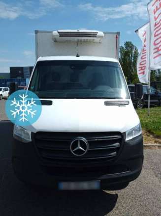 Mercedes Sprinter Chassis Cabine FRIGO 12M3 160 CV RJ HAYON CAISSE CAZAUX GROUPE THERMOKING V300 MAX SPECTRUM 3,5 T
