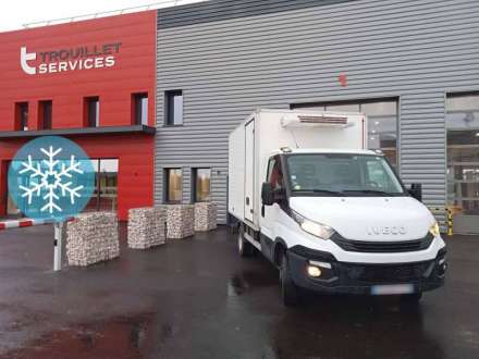 Iveco Daily Chassis Cabine FRIGO 12M3 140 CV RJ CAISSE CAZAUX GROUPE THERMOKING V300 MAX 3,5 T