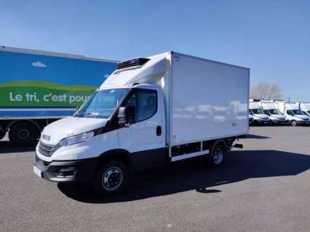 Iveco Daily Chassis Cabine FRIGO 12M3 160 CV ROUES JUMELEES HAYON CAISSE CAZAUX GROUPE THERMOKING V300 MAX 3.5 T