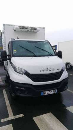 Iveco Daily Chassis Cabine FRIGO 12M3 160 CV ROUES JUMELEES HAYON CAISSE CAZAUX GROUPE THERMOKING V300 MAX 3.5 T