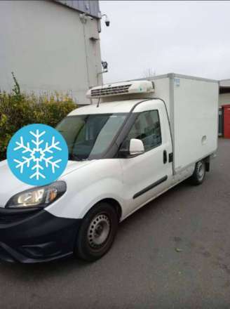 Fiat Doblo Plancher Cabine FRIGO 5M3 105 CV CAISSE CAZAUX GROUPE THERMOKING V200 MAX 2,5 T