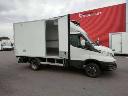 Iveco Daily Chassis Cabine FRIGO 12M3 160 CV ROUES JUMELEES HAYON CAISSE CAZAUX GROUPE THERMOKING V300 MAX 3.5 T
