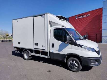 Iveco Daily Chassis Cabine FRIGO 12M3 160 CV ROUES JUMELEES HAYON CAISSE CAZAUX GROUPE THERMOKING V300 MAX 3.5 T