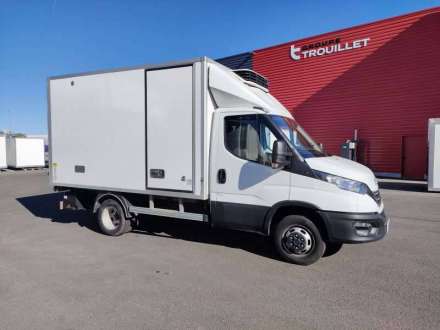 Iveco Daily Chassis Cabine FRIGO 12M3 160 CV ROUES JUMELEES HAYON CAISSE CAZAUX GROUPE THERMOKING V300 MAX 3.5 T