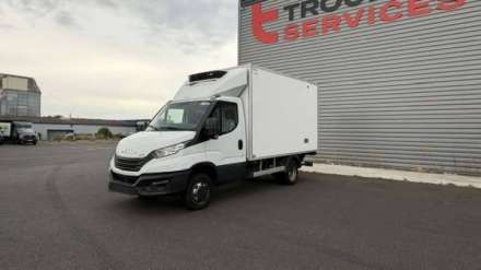 Iveco Daily Chassis Cabine FRIGO 12M3 160 CV ROUES JUMELEES HAYON CAISSE CAZAUX GROUPE THERMOKING V300 MAX 3.5 T