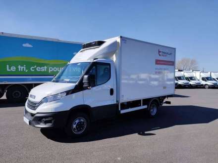 Iveco Daily Chassis Cabine FRIGO 12M3 160 CV ROUES JUMELEES HAYON CAISSE CAZAUX GROUPE THERMOKING V300 MAX 3.5 T