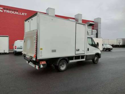 Iveco Daily Chassis Cabine FRIGO 12M3 160 CV ROUES JUMELEES HAYON CAISSE CAZAUX GROUPE CARRIER 3.5 T