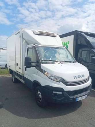 Iveco Daily Chassis Cabine FRIGO 12M3 140 CV RJ HAYON CAISSE CAZAUX GROUPE THERMOKING V300 MAX 3,5 T