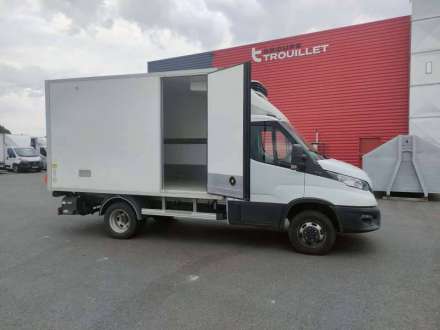 Iveco Daily Chassis Cabine FRIGO 12M3 160 CV ROUES JUMELEES HAYON CAISSE CAZAUX GROUPE THERMOKING V300 MAX 3.5 T
