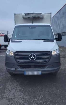 Mercedes Sprinter Chassis Cabine 12M3 160 CV RJ HAYON CAISSE CAZAUX GROUPE THERMOKING V300 MAX SPECTRUM 3,5 T