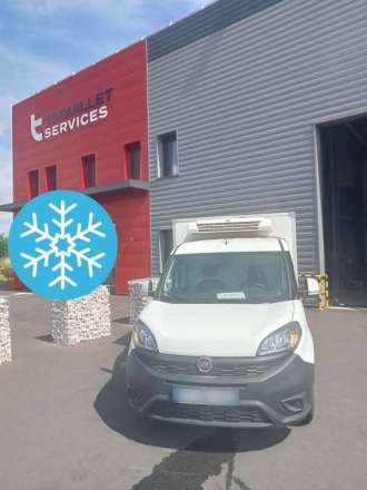 Fiat Doblo Plancher Cabine FRIGO 5M3 105 CV CAISSE CAZAUX GROUPE THERMOKING V200 MAX 2,5 T
