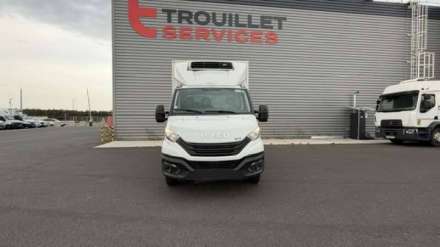 Iveco Daily Chassis Cabine FRIGO 12M3 160 CV ROUES JUMELEES HAYON CAISSE CAZAUX GROUPE THERMOKING V300 MAX 3.5 T