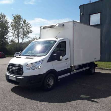 Ford Transit Chassis Cabine FRIGO 12M3 130 CV RJ CAISSE CAZAUX GROUPE THERMOKING V300 MAX 3,5 T
