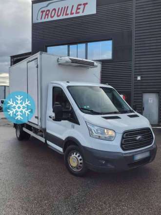 Ford Transit Chassis Cabine 12M3 130 CV RJ CAISSE CAZAUX GROUPE THERMOKING V300 MAX 3,5 T