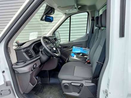 Ford Transit Chassis Cabine FRIGO 12M3 130 CV ROUES JUMELEES HAYON CAISSE CAZAUX GROUPE THERMOKING MONOTEMPERATURE V300 MAX 3,5 T