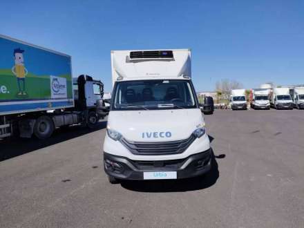 Iveco Daily Chassis Cabine FRIGO 12M3 160 CV ROUES JUMELEES HAYON CAISSE CAZAUX GROUPE THERMOKING V300 MAX 3.5 T