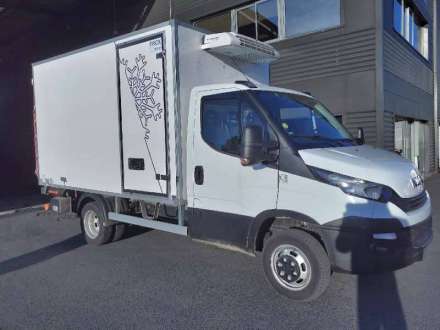 Iveco Daily Chassis Cabine FRIGO 12M3 140 CV RJ HAYON CAISSE CAZAUX GROUPE THERMOKING V300 MAX 3,5 T