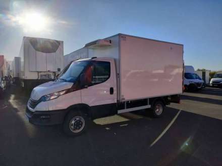 Iveco Daily Chassis Cabine FRIGO 12M3 160 CV ROUES JUMELEES HAYON CAISSE CAZAUX GROUPE THERMOKING V300 MAX 3.5 T