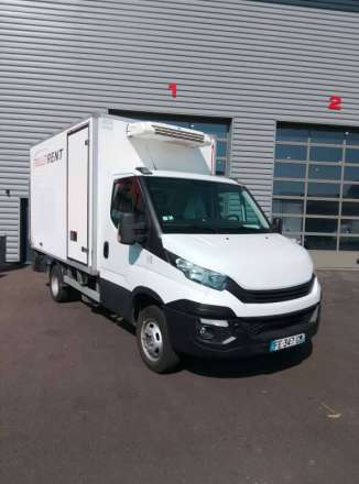 Iveco Daily Chassis Cabine FRIGO 12M3 140 CV RJ HAYON CAISSE CAZAUX GROUPE THERMOKING V300 MAX 3,5 T
