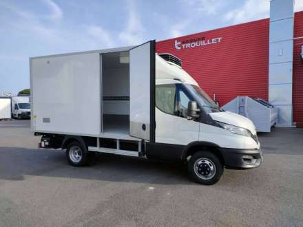 Iveco Daily Chassis Cabine FRIGO 12M3 160 CV ROUES JUMELEES HAYON CAISSE CAZAUX GROUPE CARRIER 3.5 T