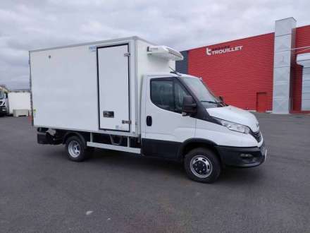 Iveco Daily Chassis Cabine FRIGO 12M3 160 CV ROUES JUMELEES HAYON CAISSE CAZAUX GROUPE THERMOKING V300 MAX 3.5 T