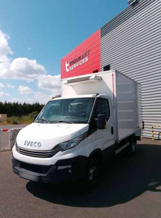 Iveco Daily Chassis Cabine FRIGO 12M3 140 CV RJ CAISSE CAZAUX GROUPE THERMOKING V300 MAX 3,5 T