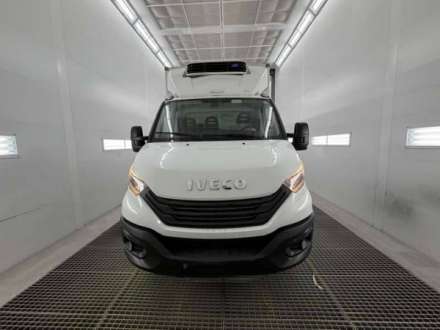 Iveco Daily Chassis Cabine FRIGO 12M3 160 CV ROUES JUMELEES HAYON CAISSE CAZAUX GROUPE THERMOKING V300 MAX 3.5 T