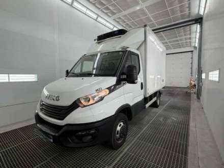 Iveco Daily Chassis Cabine FRIGO 12M3 160 CV ROUES JUMELEES HAYON CAISSE CAZAUX GROUPE THERMOKING V300 MAX 3.5 T