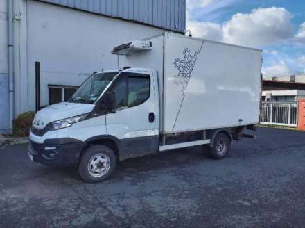 Iveco Daily Chassis Cabine FRIGO 12M3 140 CV RJ HAYON CAISSE CAZAUX GROUPE THERMOKING V300 MAX 3,5 T