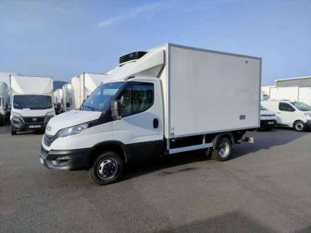Iveco Daily Chassis Cabine FRIGO 12M3 160 CV ROUES JUMELEES HAYON CAISSE CAZAUX GROUPE CARRIER 3.5 T