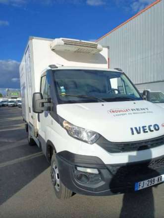 Iveco Daily Chassis Cabine FRIGO 12M3 140 CV RJ HAYON CAISSE CAZAUX GROUPE THERMOKING V300 MAX 3,5 T