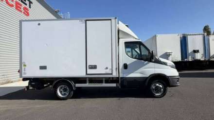 Iveco Daily Chassis Cabine FRIGO 12M3 160 CV ROUES JUMELEES HAYON CAISSE CAZAUX GROUPE THERMOKING V300 MAX 3.5 T