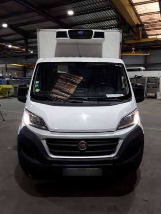 Fiat Ducato Chassis Cabine FRIGO 12M3 130 CV CAISSE CAZAUX GROUPE GROUPE CARRIER PULSOR 400 3,5 T