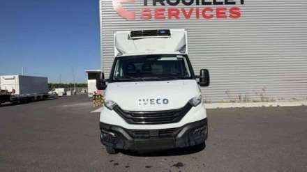 Iveco Daily Chassis Cabine FRIGO 12M3 160 CV ROUES JUMELEES HAYON CAISSE CAZAUX GROUPE THERMOKING V300 MAX 3.5 T
