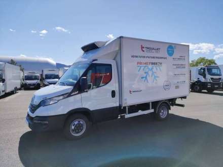 Iveco Daily Chassis Cabine FRIGO 12M3 160 CV ROUES JUMELEES HAYON CAISSE CAZAUX GROUPE THERMOKING V300 MAX 3.5 T