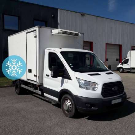 Ford Transit Chassis Cabine FRIGO 12M3 130 CV RJ CAISSE CAZAUX GROUPE THERMOKING V300 MAX 3,5 T