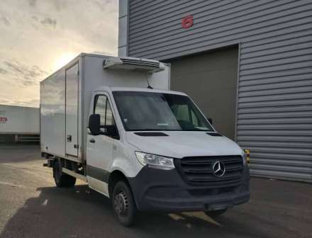 Mercedes Sprinter Chassis Cabine FRIGO 12M3 160 CV RJ HAYON CAISSE CAZAUX GROUPE THERMOKING V300 MAX SPECTRUM 3,5 T