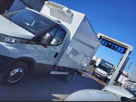 Iveco Daily Chassis Cabine FRIGO 12M3 160 CV RJ HAYON CAISSE CAZAUX GROUPE THERMOKING V300 MAX 3,5 T
