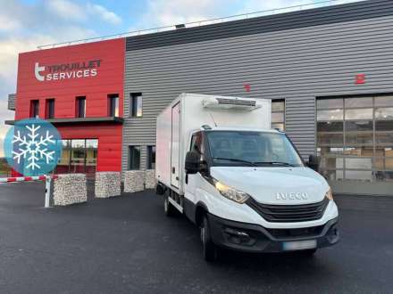 Iveco Daily Chassis Cabine FRIGO 12M3 160 CV RJ HAYON CAISSE CAZAUX GROUPE THERMOKING V300 MAX 3,5 T